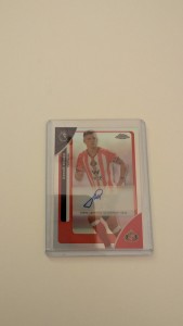 Granit Xhaka Sunderland Base Auto Topps Chrome for sale on Ebay