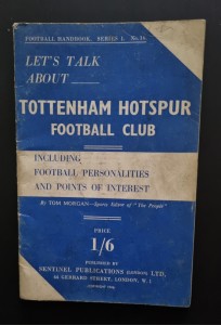 Tottenham/Spurs Booklet,  Let's Talk About series..... by Tom Morgan 1946 for sale on Ebay