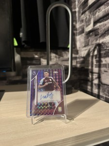 Topps EPL Chrome 2025/2026 Ollie Watkins Aston Villa /75 Auto Purple Geometric for sale on Ebay