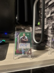 Topps Premier League Chrome Morgan Rogers Green Wave Auto /99 Aston Villa for sale on Ebay