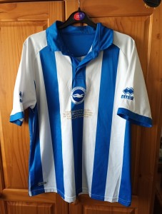 Rare Brighton&Hove Albion,commemorative football shirt. Size M. for sale on Ebay