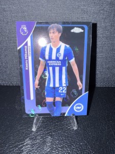 Topps 2026 Premier League Chrome Logofractor Kaoru Mitoma 10/10 Brighton for sale on Ebay