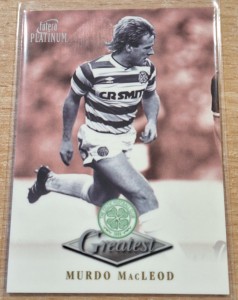 VINTAGE FUTERA PLATINUM 1999 - MURDO MACLEOD - CELTIC GREATEST CARD -EX for sale on Ebay