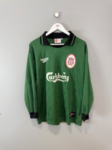 LIVERPOOL 1996/97 GOALKEEPER SHIRT  (M)  REEBOK ORIGINAL VINTAGE FOOTBALL SHIRT for sale on Ebay