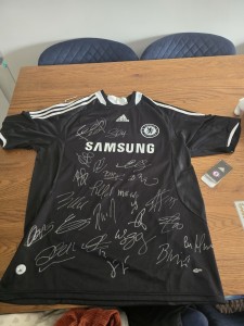 Chelsea Signed Shirt With COA And Big Names in Description  for sale on Ebay