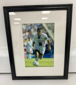 Signed Frank Lampard Chelsea Football Photo Framed Autograph Collectable 8x10 for sale on Ebay