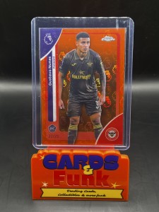 2026 Topps Chrome Premier League Logofractor Gustavo Nunes BRENTFORD /25 RC for sale on Ebay