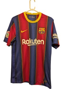 Nike Barcelona Dri-FIT Football Shirt Medium 2021 Stripe Design, KN for sale on Ebay