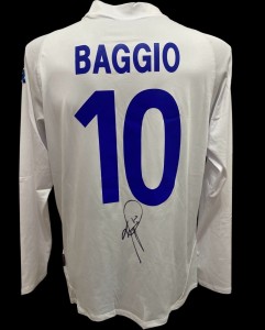 Maglia Calcio Brescia Vintage N10 Baggio Autografata Kappa Banca Lombarda for sale on Ebay