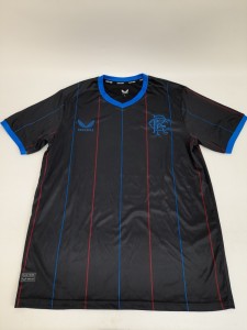 Rangers Football Club Castore Shirt Fourth Kit 2022 2023 Black Mens Size Large for sale on Ebay