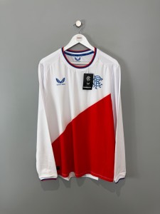 RANGERS 2022/23 AWAY SHIRT  (L)  CASTORE ORIGINAL VINTAGE FOOTBALL SHIRT for sale on Ebay