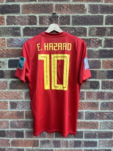 Authentic Belgium 2018 World Cup Football Shirt, Eden Hazard 10, Medium for sale on Ebay
