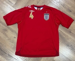 England Umbro 2006/07/08 Away Shirt - Size Adult XXL 24inch P2P Gerrard #4 for sale on Ebay