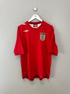 ENGLAND 2006/08 AWAY SHIRT  (XL)  UMBRO ORIGINAL VINTAGE FOOTBALL SHIRT for sale on Ebay