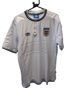 Umbro England Football Shirt XL White New with Tags - Z#3203 for sale on Ebay