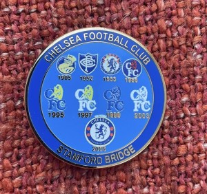 Chelsea F.C  Club Badges 1905 to 2005 pin badge for sale on Ebay