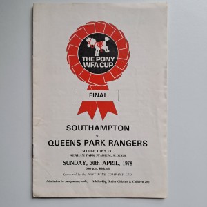 SOUTHAMPTON V. QPR - 30.4.78 - WFA CUP FINAL AT SLOUGH TOWN for sale on Ebay