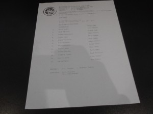 OFFICIAL TEAM SHEET - SWANSEA CITY V COLWYN BAY WELSH CUP 9 FEB 1982 for sale on Ebay