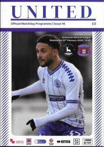 Hartlepool United V Carlisle United Wed 25th Feb 2026 National League for sale on Ebay