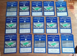 15x Everton Home Match Programme, 1957/58. for sale on Ebay