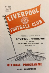 Liverpool v Portsmouth Div 2 1960/61 for sale on Ebay