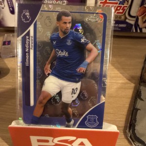 2025-26 Topps Chrome Logofractor Premier League Iliman Ndiaye Everton for sale on Ebay
