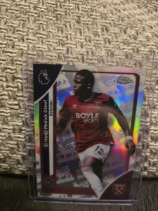 31/92 El Hadji Malick Diouf Topps Chrome Logofractor West Ham for sale on Ebay