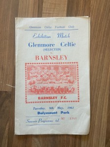 Glenmore Celtic v Barnsley FC 9 May 1961 Programme for sale on Ebay