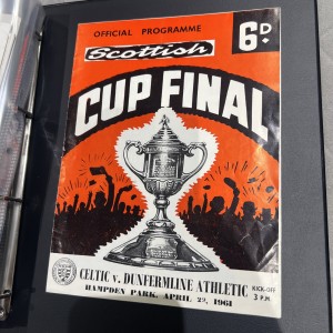 1961 Glasgow Celtic v Dunfermline Athletic Scottish Cup Final Programme Football for sale on Ebay