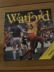 Watford v Chelsea Programme 1980/81 for sale on Ebay