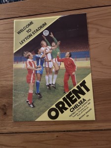 Orient v Chelsea Programme 1980/81 for sale on Ebay