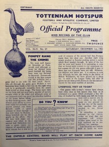 Tottenham Hotpsur v Liverpool Div 1 1951/52 for sale on Ebay
