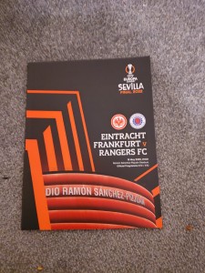 Europa League 2022 Final Match Eintracht Frankfurt v Rangers for sale on Ebay