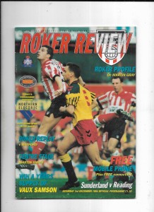 SUNDERLAND V  READING 3/12/1994 DIVISION 1   (8) for sale on Ebay