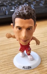 Corinthian Football Figure Liverpool FC Joe Allen 2012  - 2016 for sale on Ebay