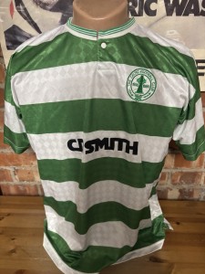 SCORE DRAW CELTIC 1988 CENTENARY HOME FOOTBALL SHIRT ADULT SIZE XL  for sale on Ebay