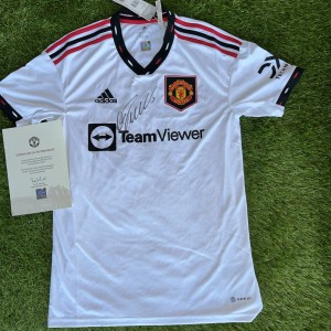 Cristiano Ronaldo Signed 2022/23 Manchester United Shirt with COA for sale on Ebay