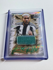 2026 Futera - JOELINTON 03/06  - Newcastle Utd (Kickin) - USED PATCH for sale on Ebay