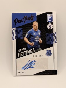 Johnny Heitinga Panini Donruss 2021-22 Premier League Pen Pals Auto /199 Everton for sale on Ebay