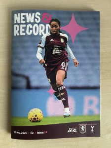 Aston Villa v Tottenham Hotspur Women Programme - WSL 15 February 2026 for sale on Ebay