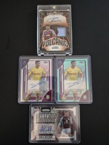 Aston Villa Auto Bundle - 4 x Auto Including Martinez & Mings for sale on Ebay