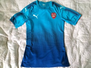 Puma 2017 2018 Arsenal ACTV Player Match Issue Away Football Shirt Jersey M Mint for sale on Ebay
