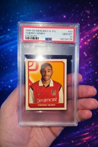 1999 Merlin Thierry Henry #23 PSA 10 GEM MT Pop 6 Arsenal Early EPL 🔥 for sale on Ebay