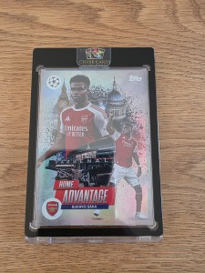 Topps UCC Flagship 25/26 - Bukayo Saka - Fc Arsenal - Home Advantage Case Hit for sale on Ebay