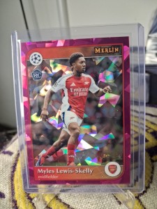 Myles Lewis Skelly Rookie /199 Topps Merlin Arsenal for sale on Ebay