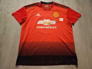 Mens adidas Manchester United Home football shirt 18/19 Size L for sale on Ebay