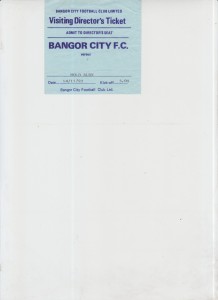 14  11  92  Bangor  City  v  Mold   Alex.      matc h ticket for sale on Ebay