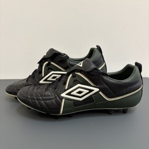 Umbro Speciali HG, Black / Racing Green / Gold Football Boots, UK9 for sale on Ebay