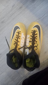 Mens Size 11 Nike Mercurial Football Boots Black and Orange Great Condition for sale on Ebay