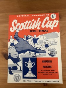 Aberdeen V Rangers 1965/66 Scottish Cup Semi-Final @ Hampden Park for sale on Ebay